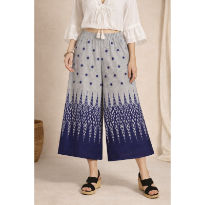 PH Indigo Speckle Flow Palazzo