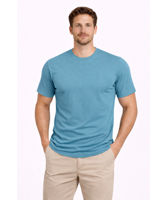 PH Aqua Green Interlock Cotton T-Shirt (280 GSM)