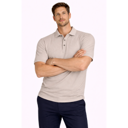 PH Grey Terry Polo T-Shirt (260 GSM)