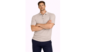 PH Grey Terry Polo T-Shirt (260 GSM)